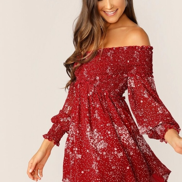 Cute Red Boho Dress :) - Picture 4 of 6